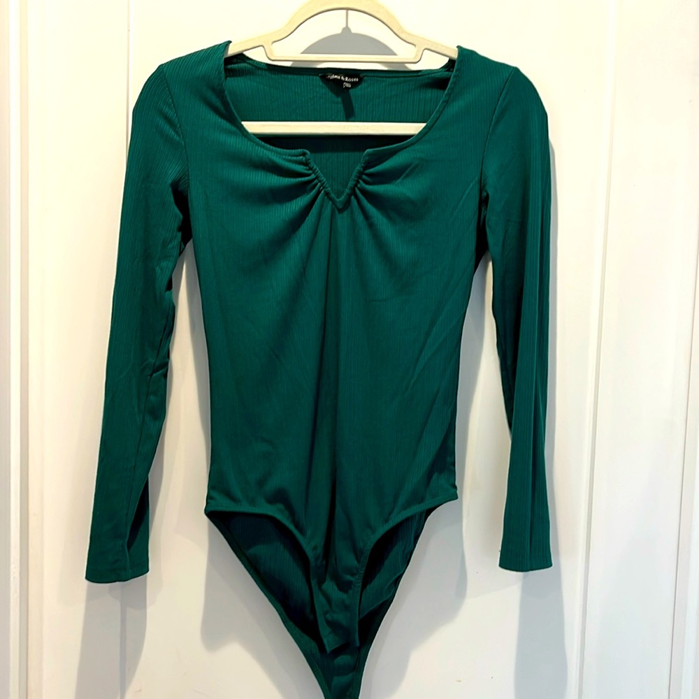 New Violet And Roses Bodysuit